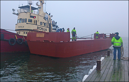 Str�mcrona vid Djupviks varv AB, Tj�rn 2013-01-09