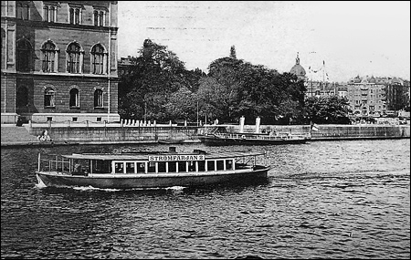 Strömfärjan 2 på Strömmen, Stockholm ca. 1905