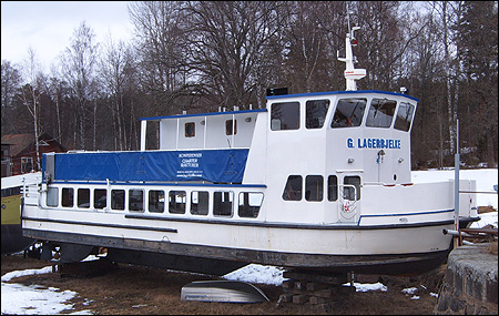 Gustaf Lagerbjelke i Hj�lmare docka, Arboga 2006-04-08