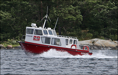 Sydsund utanf�r Sollenkroka, Vind� 2015-07-07