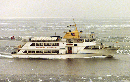 Sundbuss Magdelone utanf�r Helsing�r, Danmark 1985