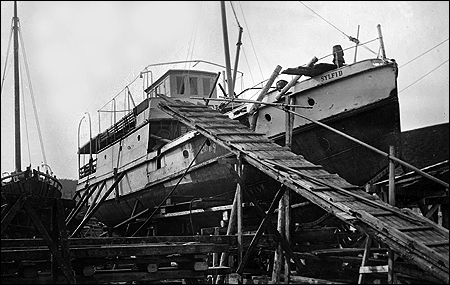 Sylfid p� Ekensbergs varv, Stockholm 1913