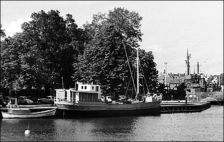 Vestanvind vid Skeppsholmen, Stockholm 1968-08-19