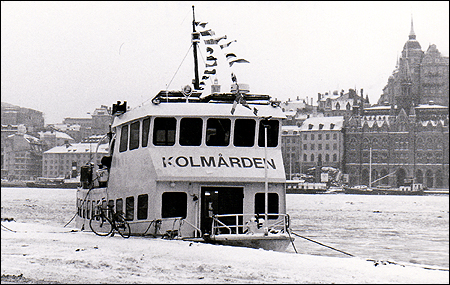 Kolmrden vid Riddarholmskajen, Stockholm 1988-12-04