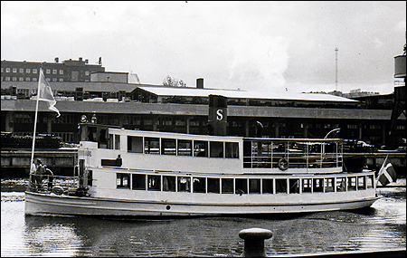 Nya Strmma Kanal i Hammarbykanalen, Stockholm 1968-08-13