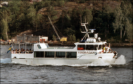 Vindbådan utanför Blockhusudden, Stockholm 1990-08-03