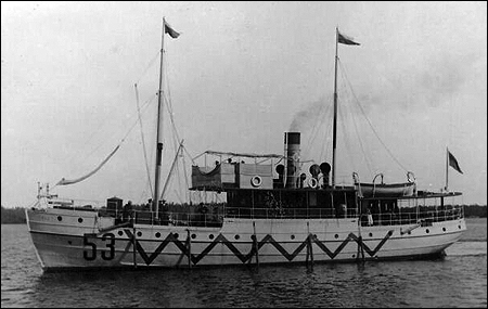 Delet under f�rsta v�rldskriget ca. 1916