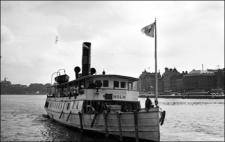 Waxholm vid Strmkajen, Stockholm 1954