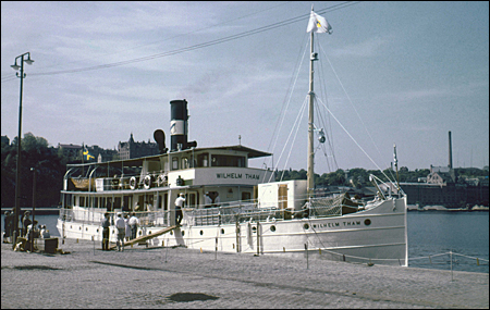 Wilhelm Tham vid Riddarholmskajen, Stockholm 1959-06-07