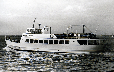 Ylva utanf�r Saltholmen 1971-09-11